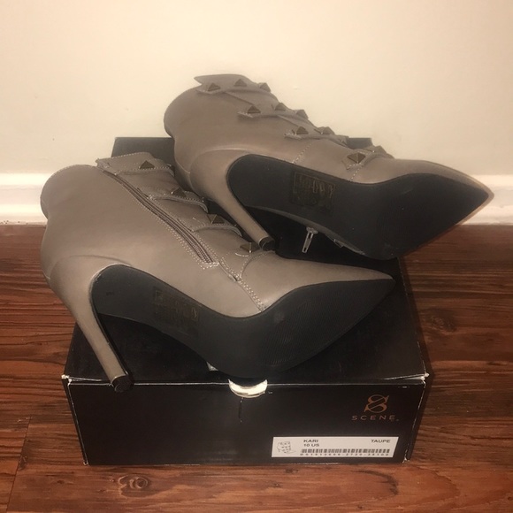 Scene Kari Taupe Studded Bootie - Picture 4 of 5